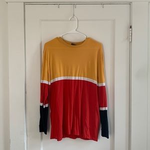 ASOS Medium Long-sleeve Yellow, Red, Navy Blue